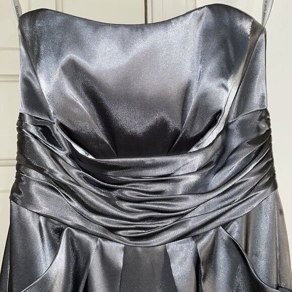 Silver Metallic Dress   - Picture 3 of 4